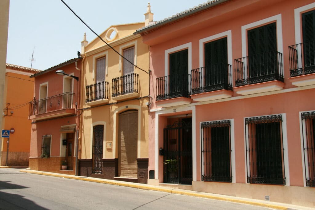Plaza del País Valencia in Sagra