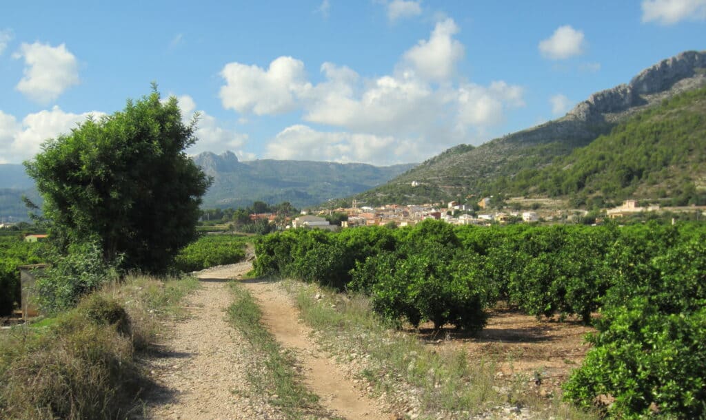 Vall de Rectoría met het dorpje Sagra